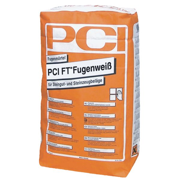 PCI FT Fugenweiß 1055 Fugenmörtel Farbe 20 Weiß 25 kg