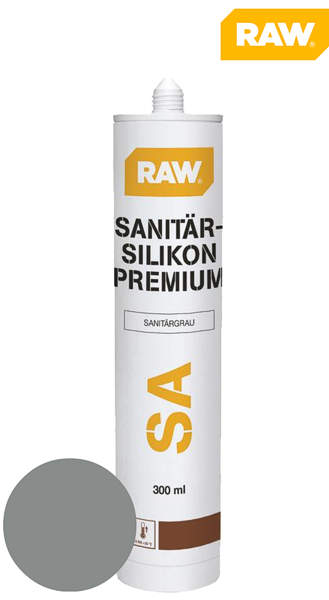 RAW Premium Sanitär Silikon sanitärgrau