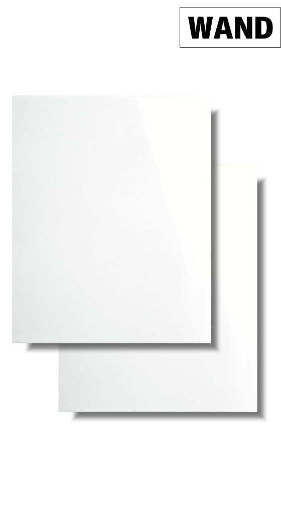 weiße Wandfliese glänzend von Lasselsberger