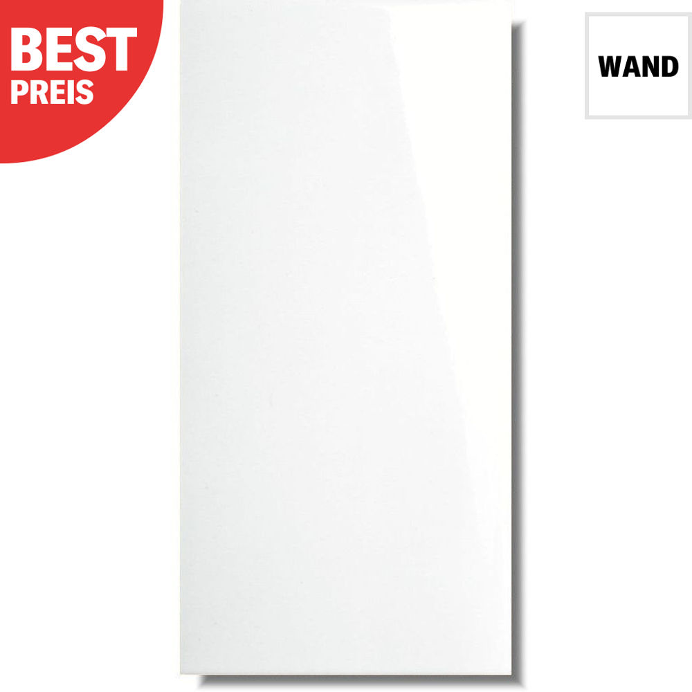 weiße Wandfliese Ice Super glänzend für Küche und Bad