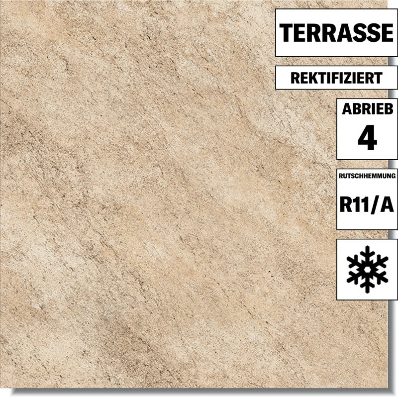 frostsichere Terrassenplatte in Natursteinoptik von Miessen
