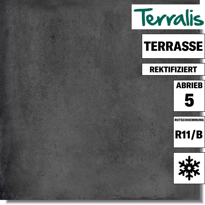 Terrassenelement in Zementoptik von Terralis