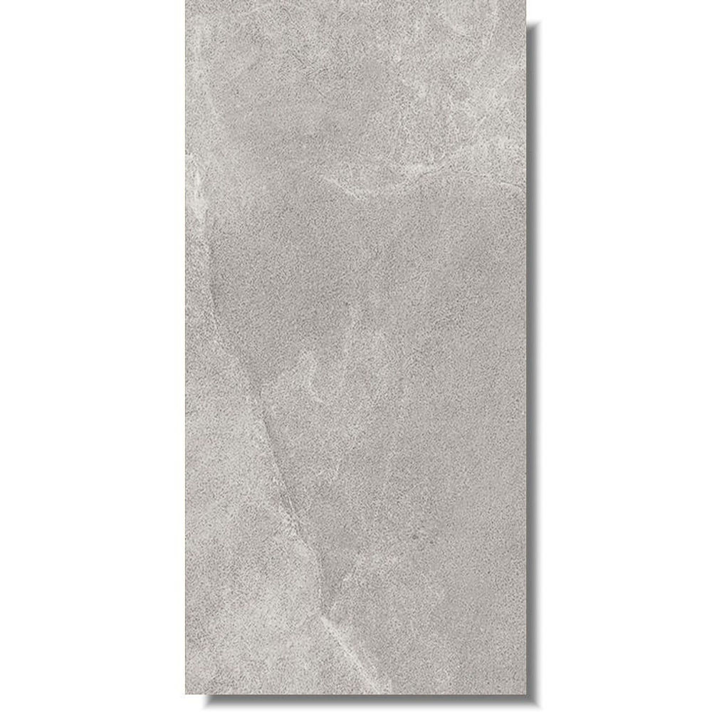 Schieferoptik Bodenfliese BasicOne Slate light grey hellgrau von Meissen Keramik