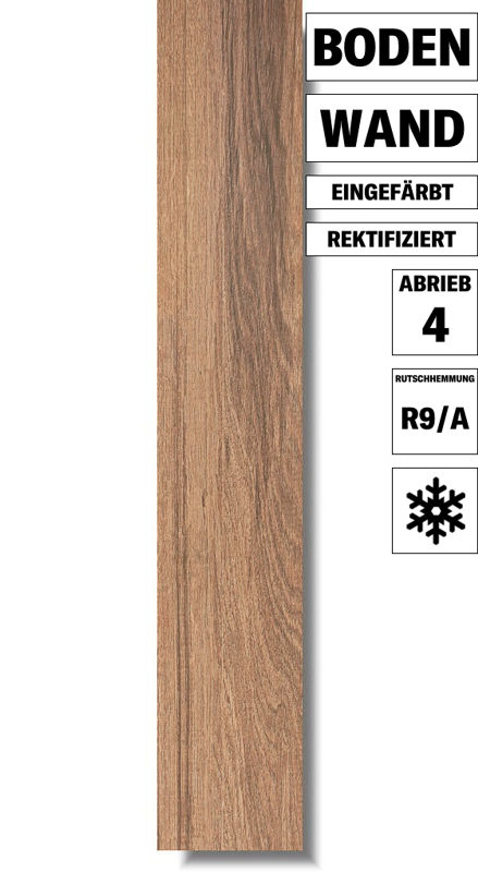 authentische Holzoptik Board braun von Lasselsberger