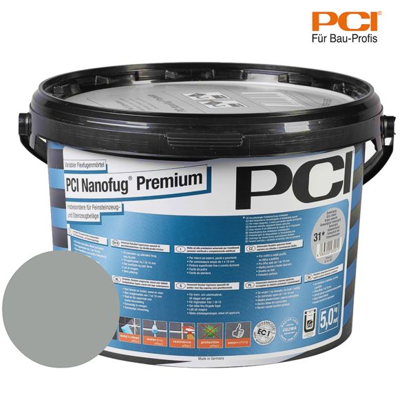 PCI 3001 Nanofug Premium zementgrau Fugenmörtel 5 kg