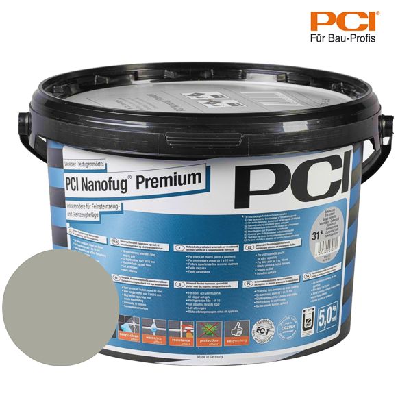 PCI 3017 Nanofug Premium sandgrau Fugenmörtel 5 kg