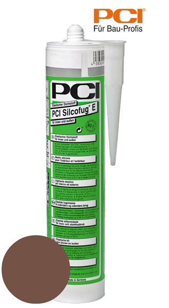 PCI Silcofug E mittelbraun Silikon Dichtstoff 310 ml