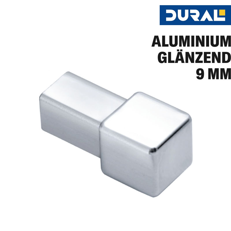 Fliesen Ecke Aluminium Silber Glänzend Eloxiert von DURAL