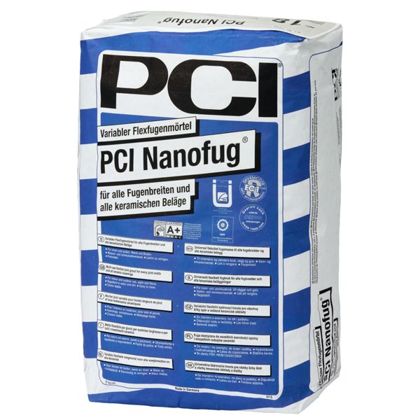 PCI Nanofug 3103 Fugenmörtel Farbe 16 Silbergrau 15 kg
