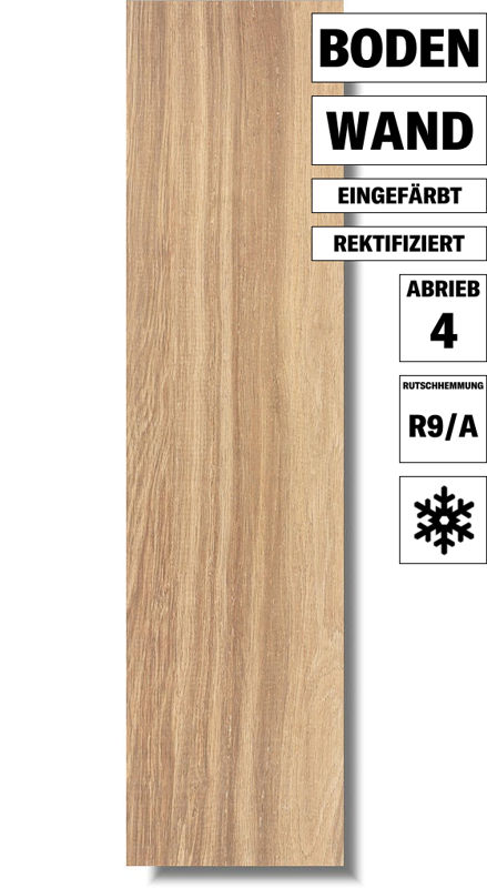 Holzoptik Fliese Board beige DAKVF142 für Wand und Boden