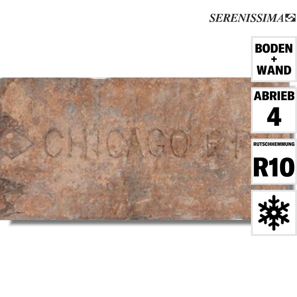 Serenissima Chicago Old Chicago naturale City Mix Dekor 10 x 20