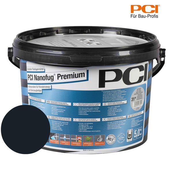 PCI 3011 Nanofug Premium schwarz Fugenmörtel 5 kg